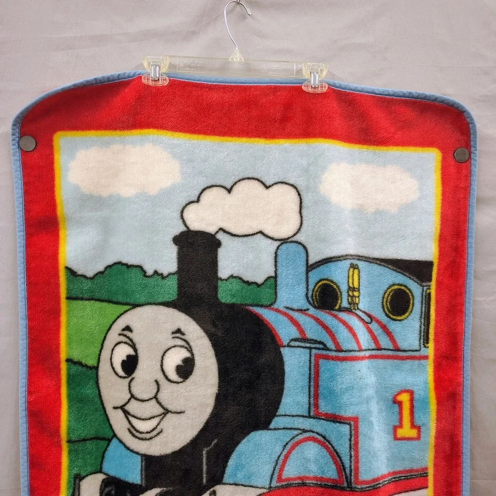 Thomas‎ & Friends Thomas the Tank Engine Fleece Snap Throw Blanket Blue 43x32